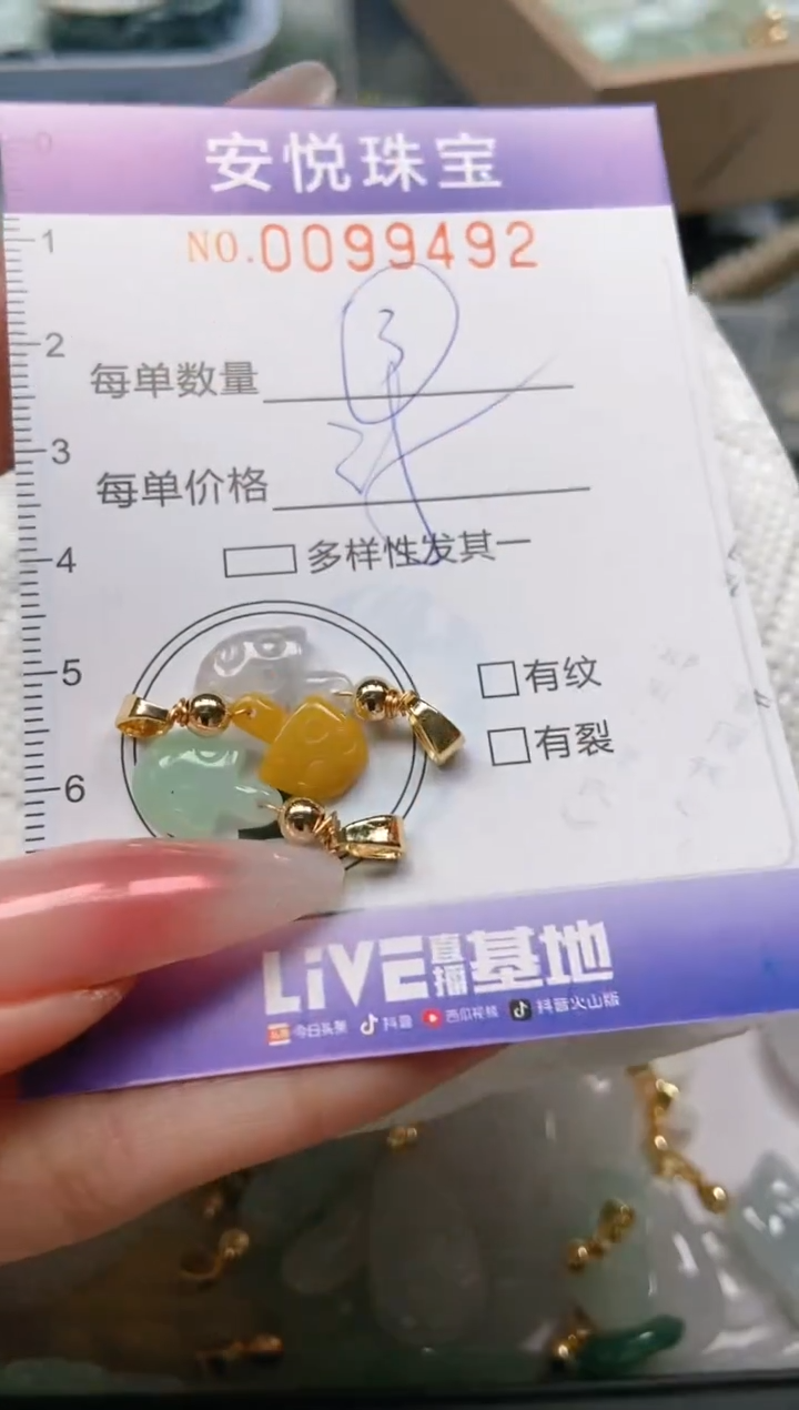 【闪购商品】翡翠颈饰未镶嵌闪购0099492