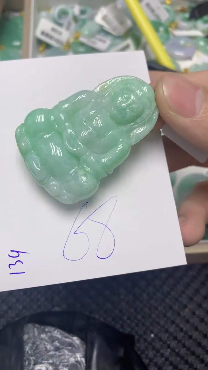 颈饰未镶嵌翡翠缅甸A货翡翠