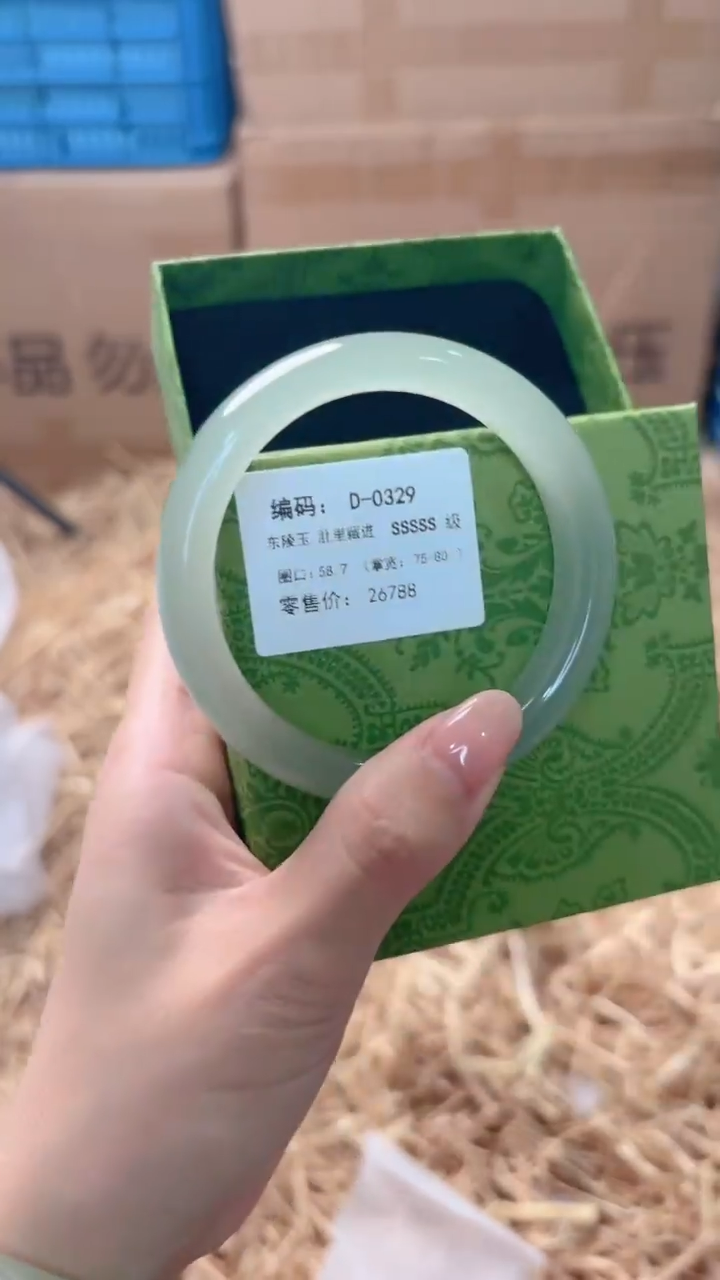 未镶嵌手镯石英质玉D-0329
