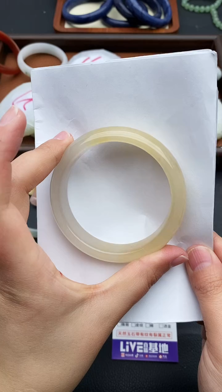 未镶嵌手镯石英质玉254+59/60