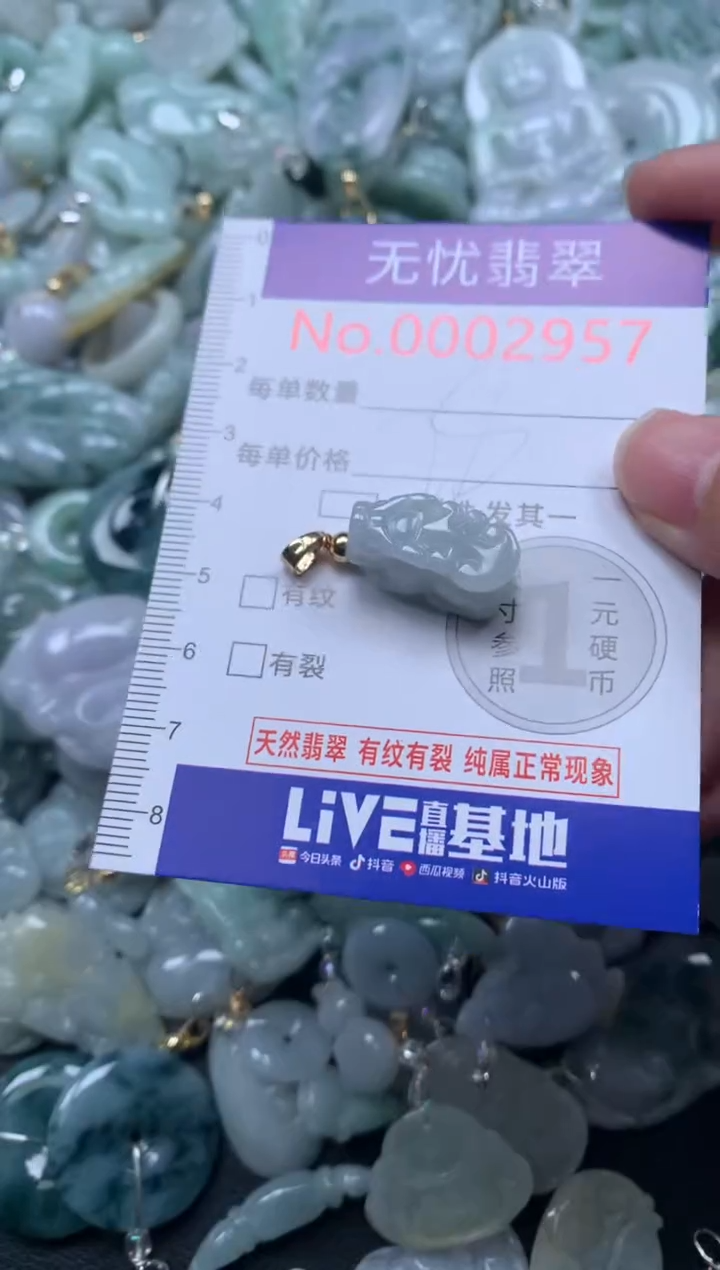 颈饰未镶嵌翡翠2957