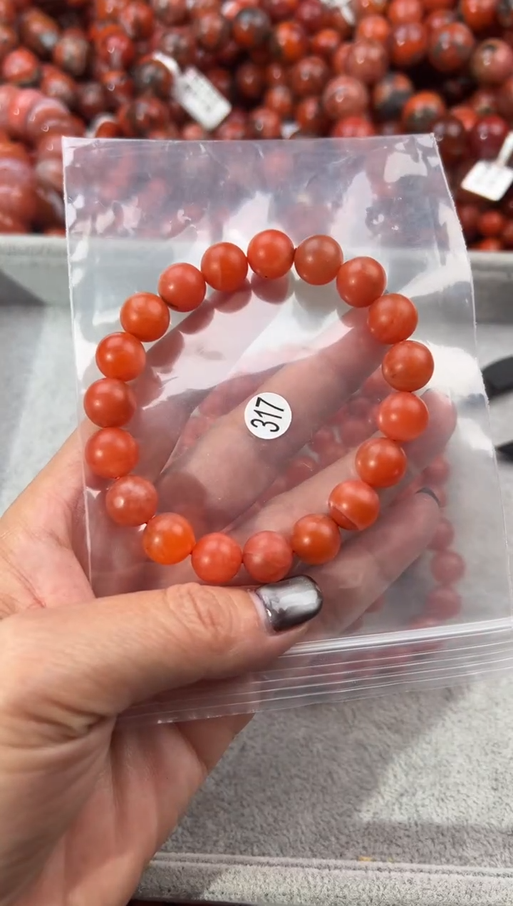 未镶嵌手串南红玛瑙10+