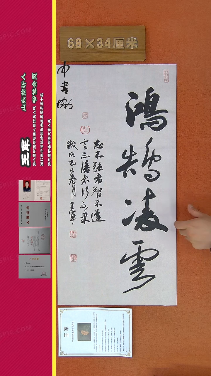 【闪购商品】书法281王军书法作品