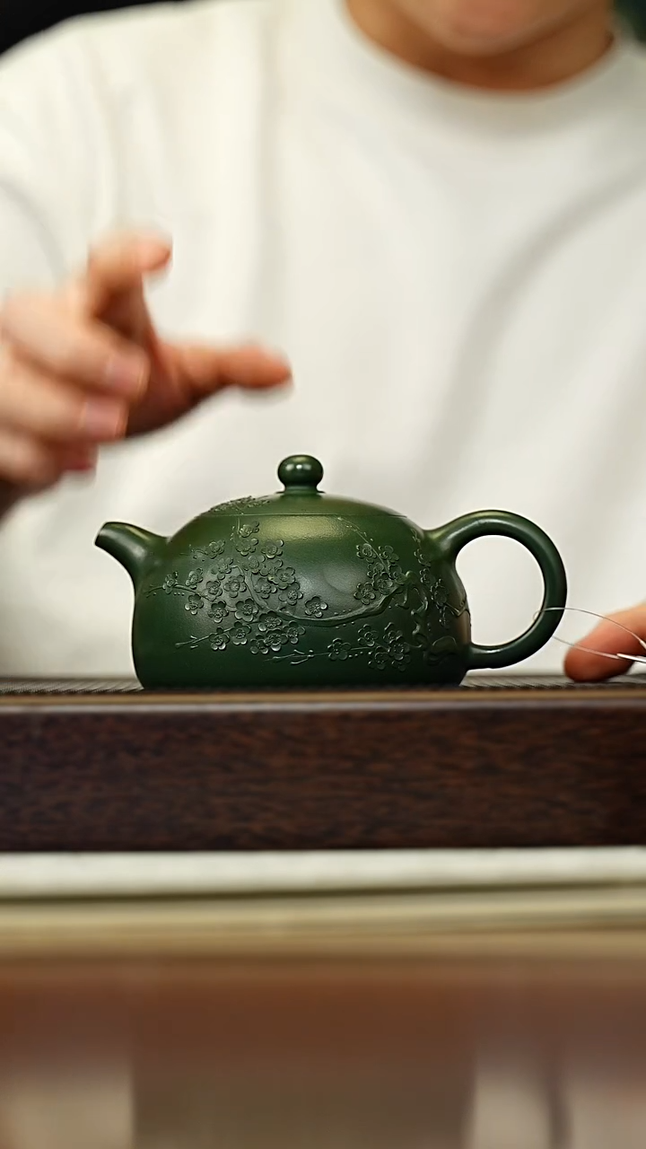 茶壶紫砂宜兴原矿 手工 紫砂壶容量300CC