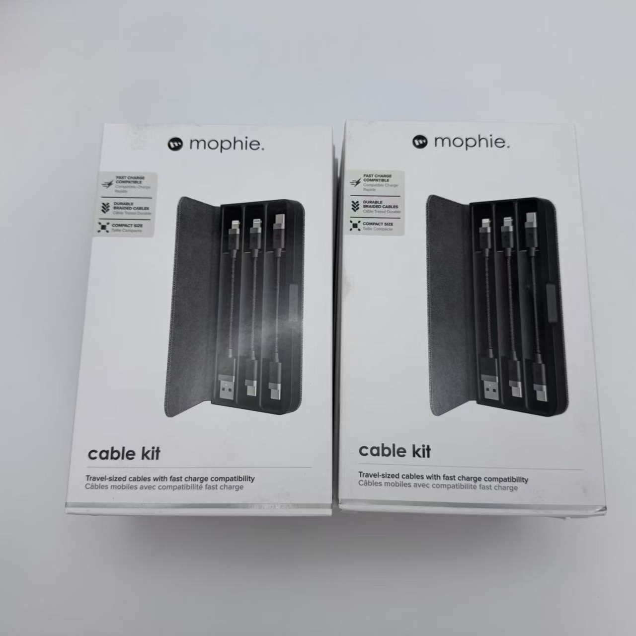 准新品 Mophie mophie摩尔菲数据线套装TypeC转Lightning转USB口