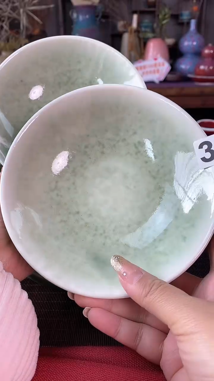 【闪购商品】碗374玻化酒碗2只      