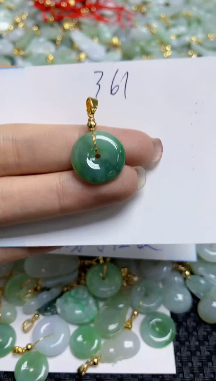 【闪购商品】翡翠颈饰合金  天然A货翡翠