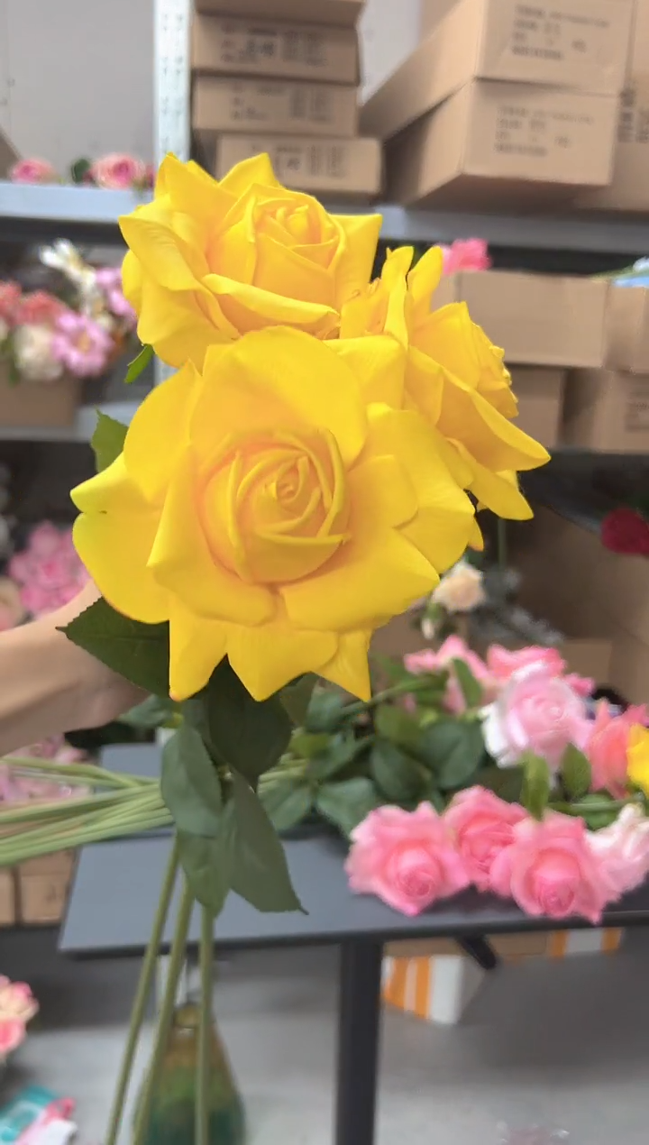 3枝黄色手感保湿水晶