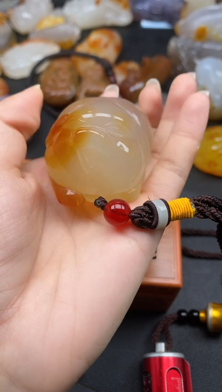 未镶嵌1玛瑙/玉髓东**珠ll