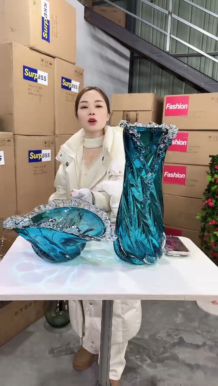 【闪购商品】无铅玻璃悠悠Z-花器-62早一对