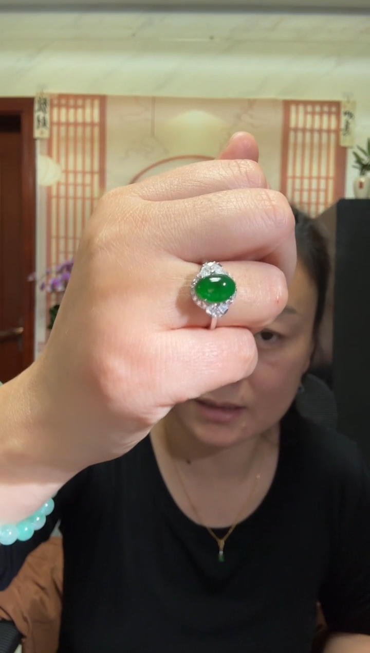 颈饰银S925镶嵌翡翠00006071