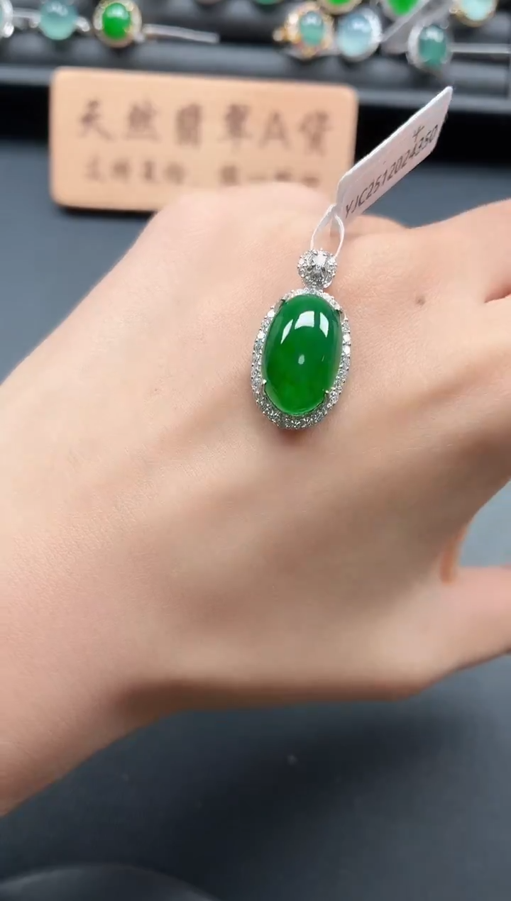 银S925镶嵌戒指翡翠111111