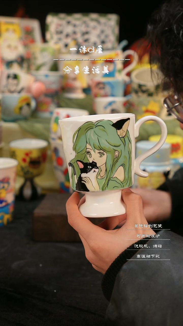 【闪购商品】摆件亲工手绘陶瓷-