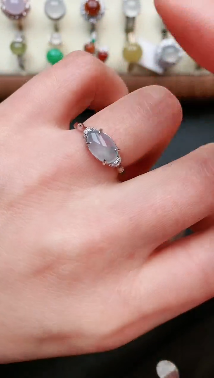 【闪购商品】翡翠戒指银S925镶嵌.....