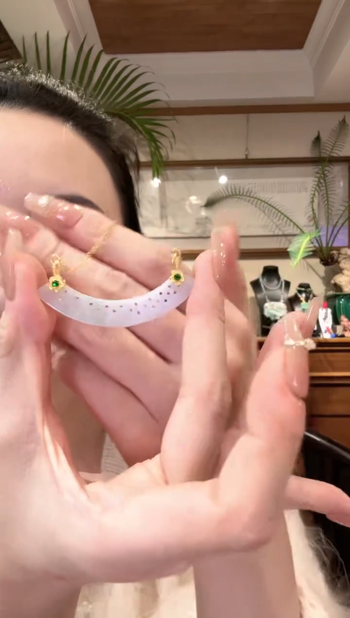 【闪购商品】翡翠颈饰未镶嵌国风