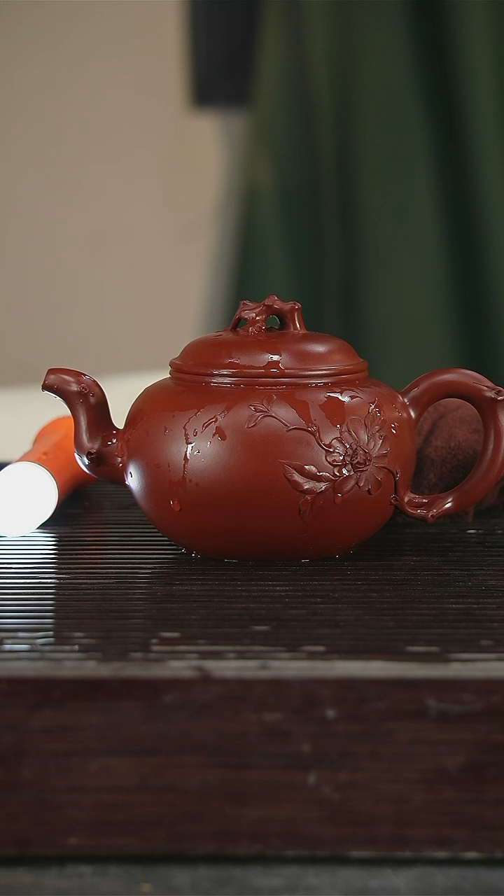 茶壶紫砂正高，带证450CC299号