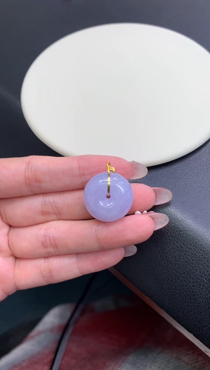 18K金镶嵌定制翡翠素***版48小时鉴赏期 退货不扣服务费