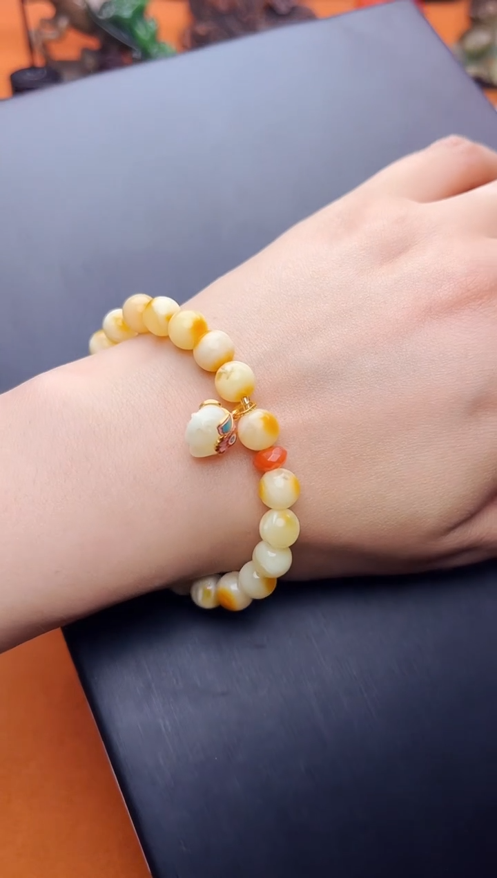 未镶嵌蜜蜡手串手串