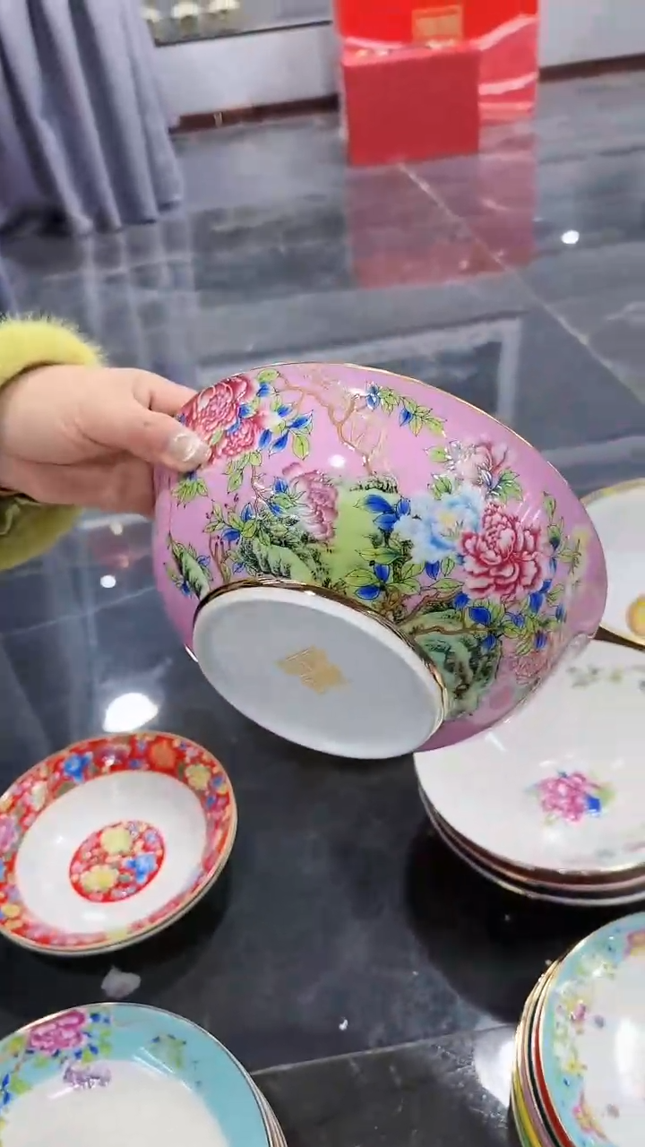 【闪购商品】瓷片9英寸大汤碗1个景德镇陶瓷