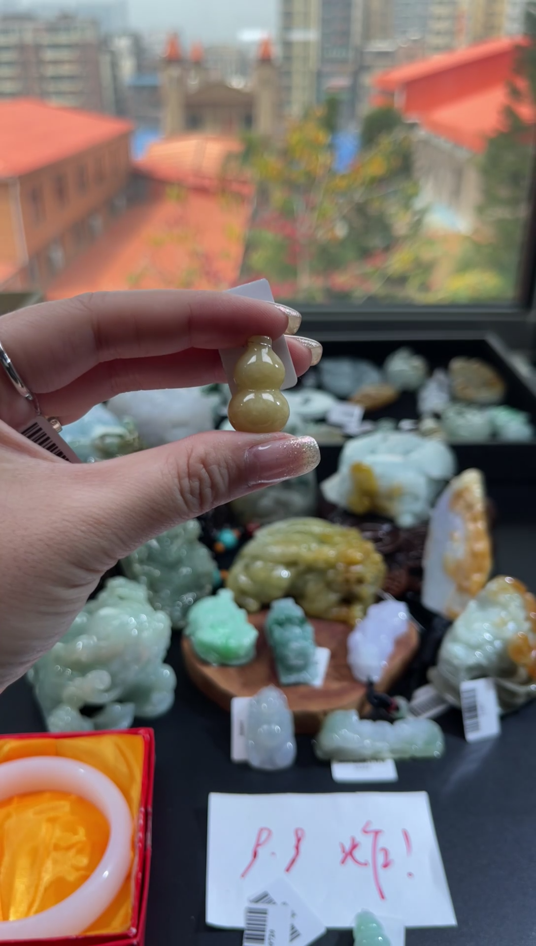 【闪购商品】翡翠颈饰未镶嵌葫芦00010