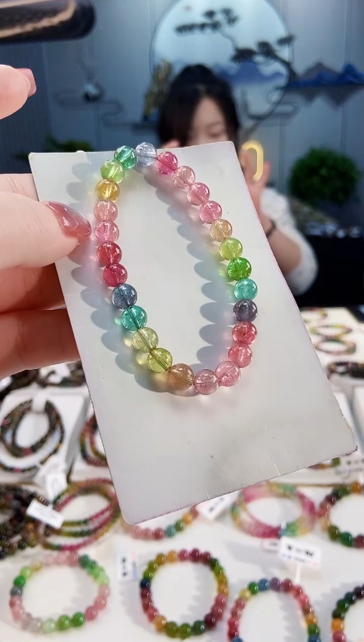 【闪购商品】碧玺手链未镶嵌G2231单圈颜色微差发1