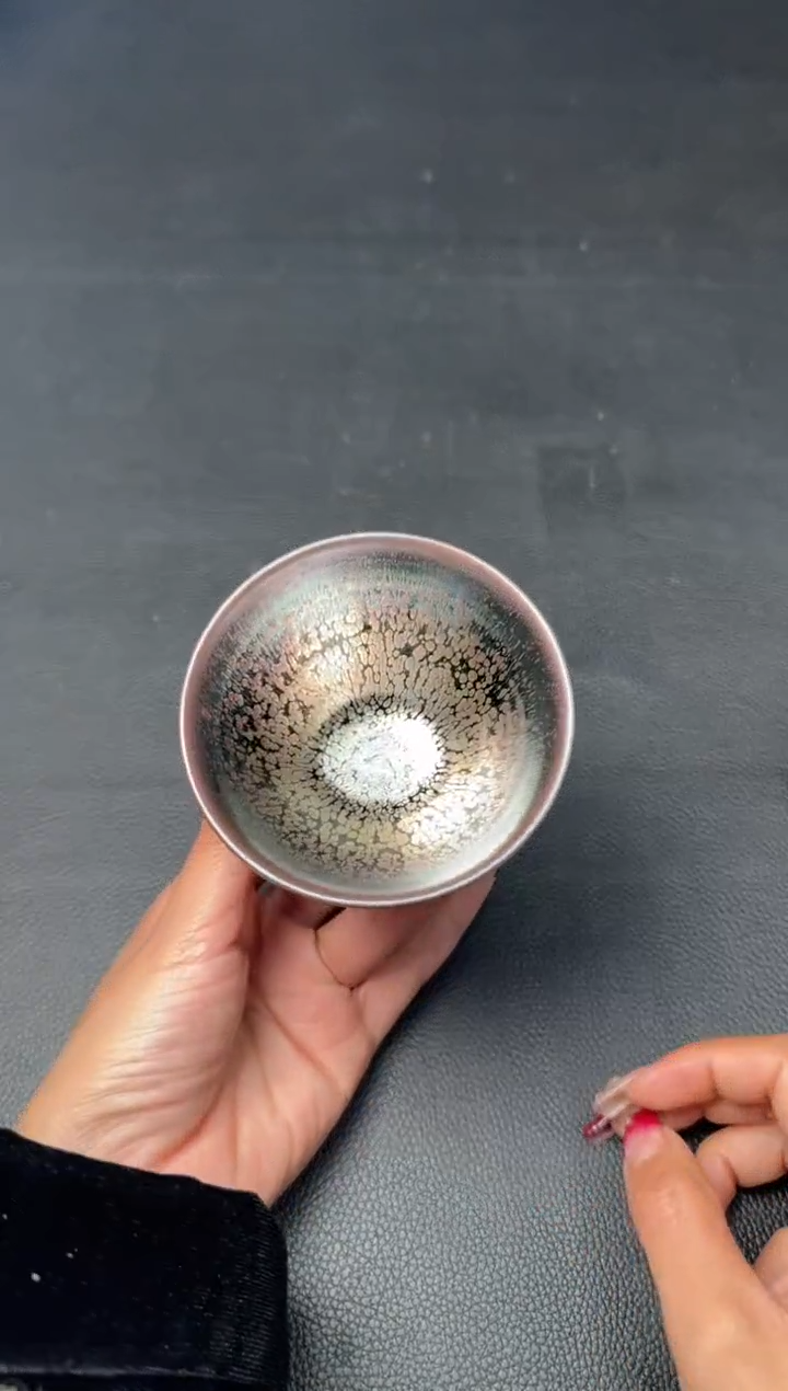 【闪购商品】茶盏建盏故事杨敏彩金油滴83