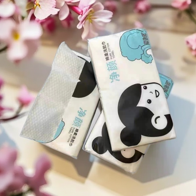 净颜棉柔洗脸巾30抽