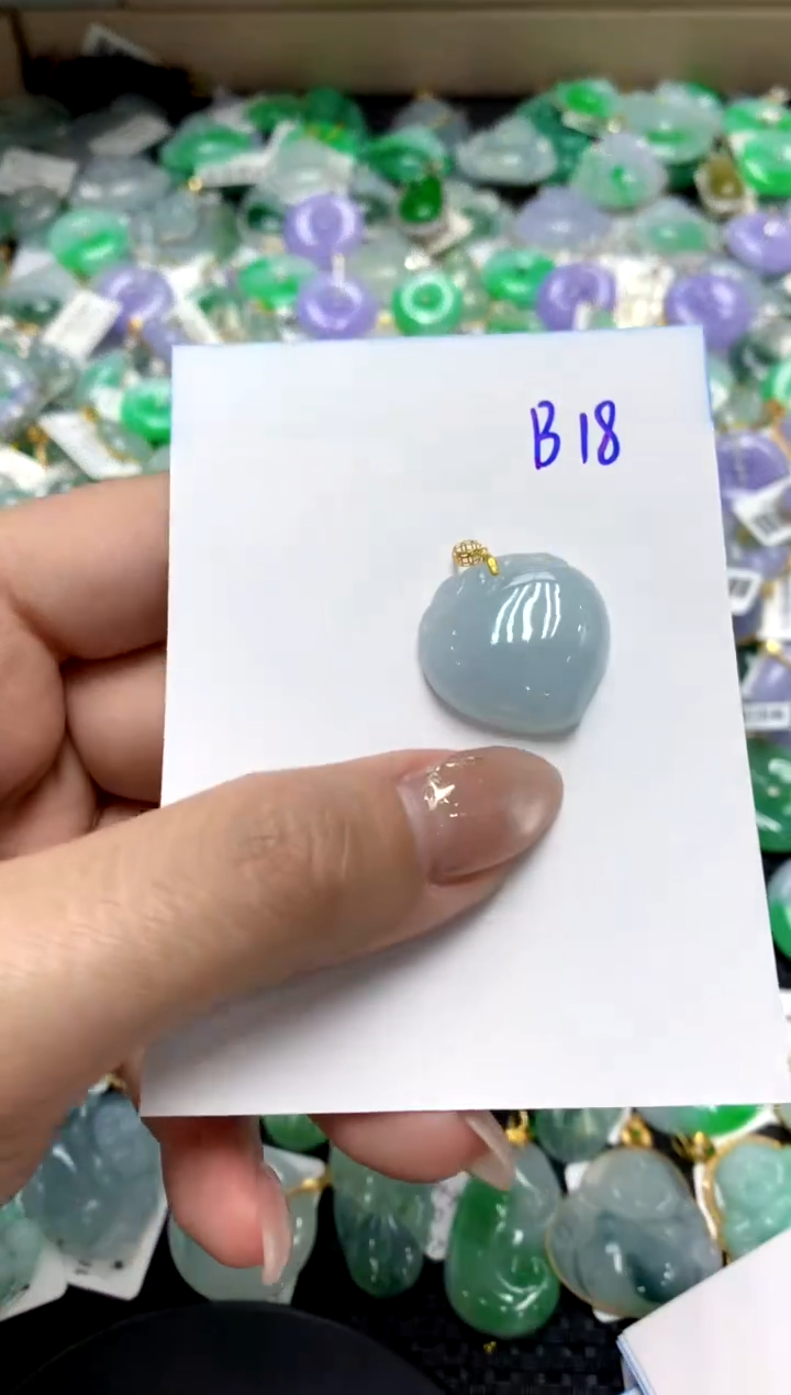 【闪购商品】翡翠颈饰18K金镶嵌1111111111111111