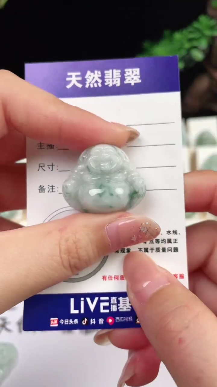 【闪购商品】翡翠颈饰未镶嵌佛公