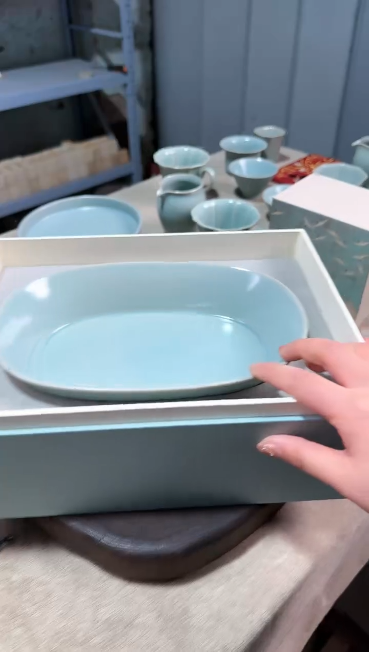 【闪购商品】水仙盆（微瑕带包装）海英开窑-羊