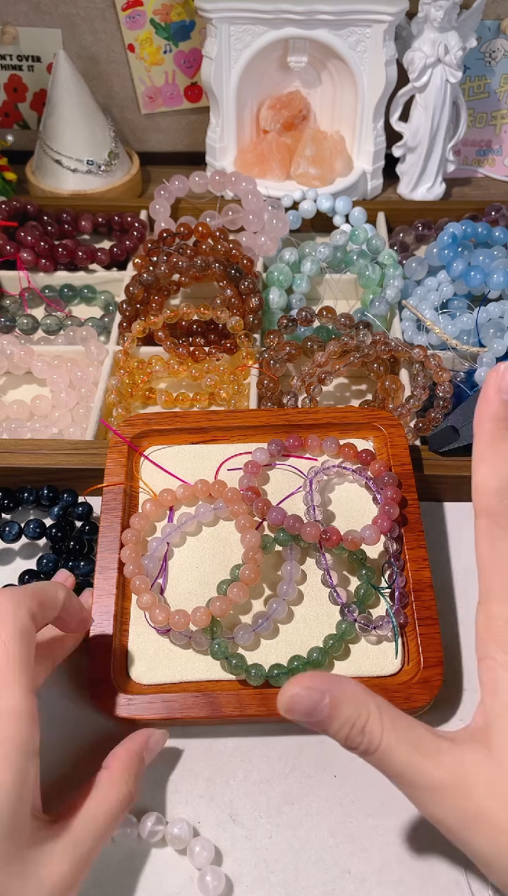 【闪购商品】烟晶手链银S925镶嵌新人见面礼