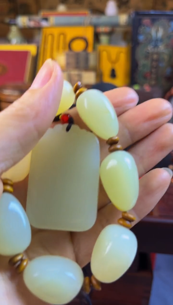 和田玉（黄玉）未镶嵌挂件萬锦珠宝清货（有问题联系客服）