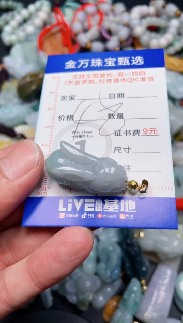 【闪购商品】翡翠颈饰未镶嵌天然翡翠a货