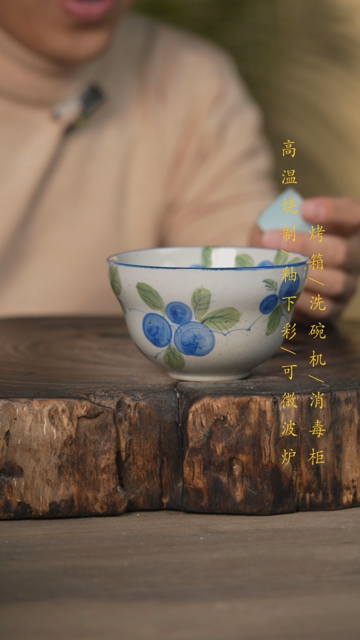 【闪购商品】瓷片景德镇高温釉下彩可微波烤箱洗碗机