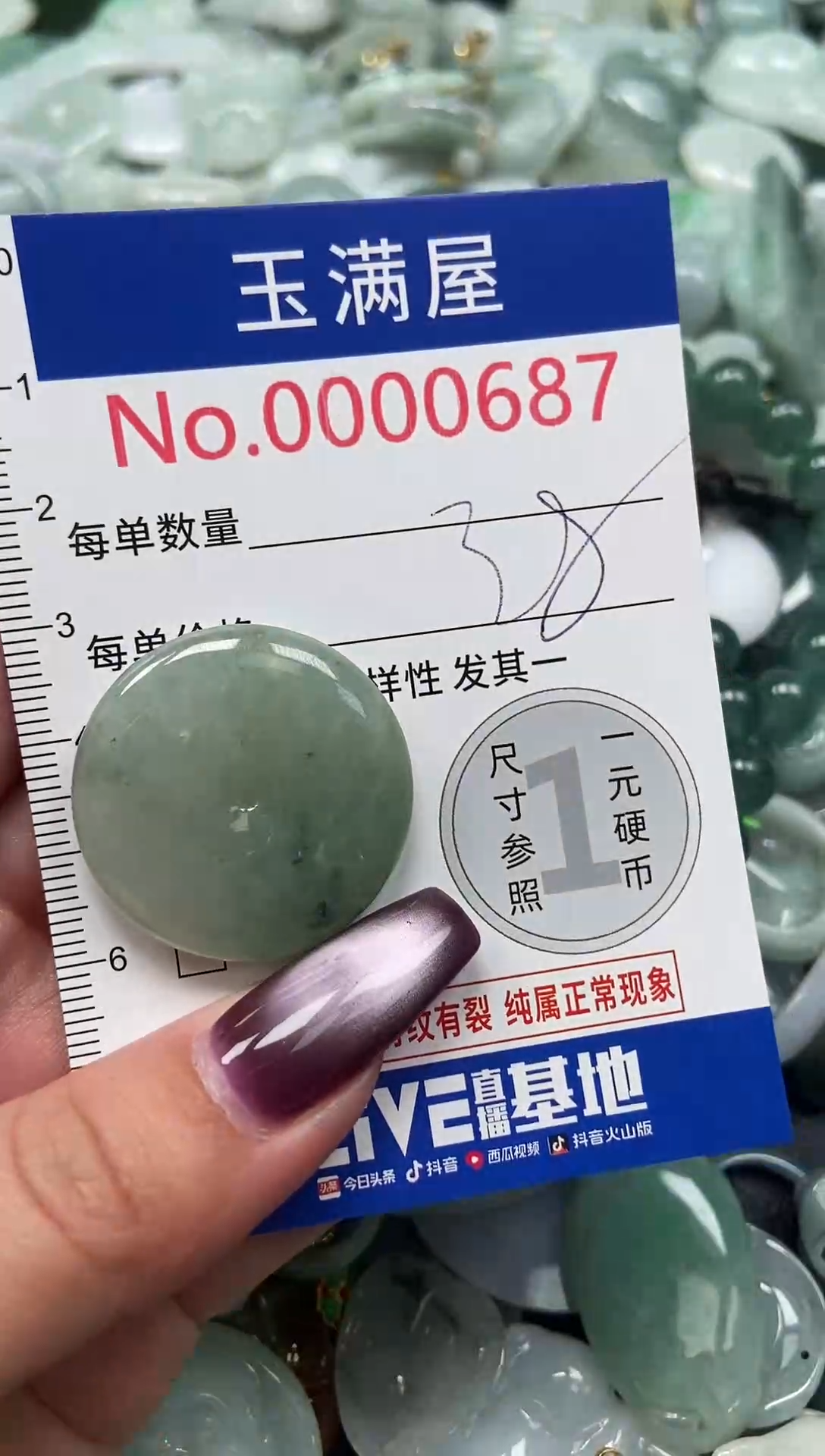 颈饰未镶嵌翡翠687