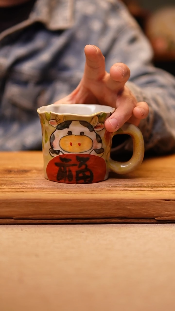 @@陶园瓷舍@@纯手工手绘@高温釉下彩