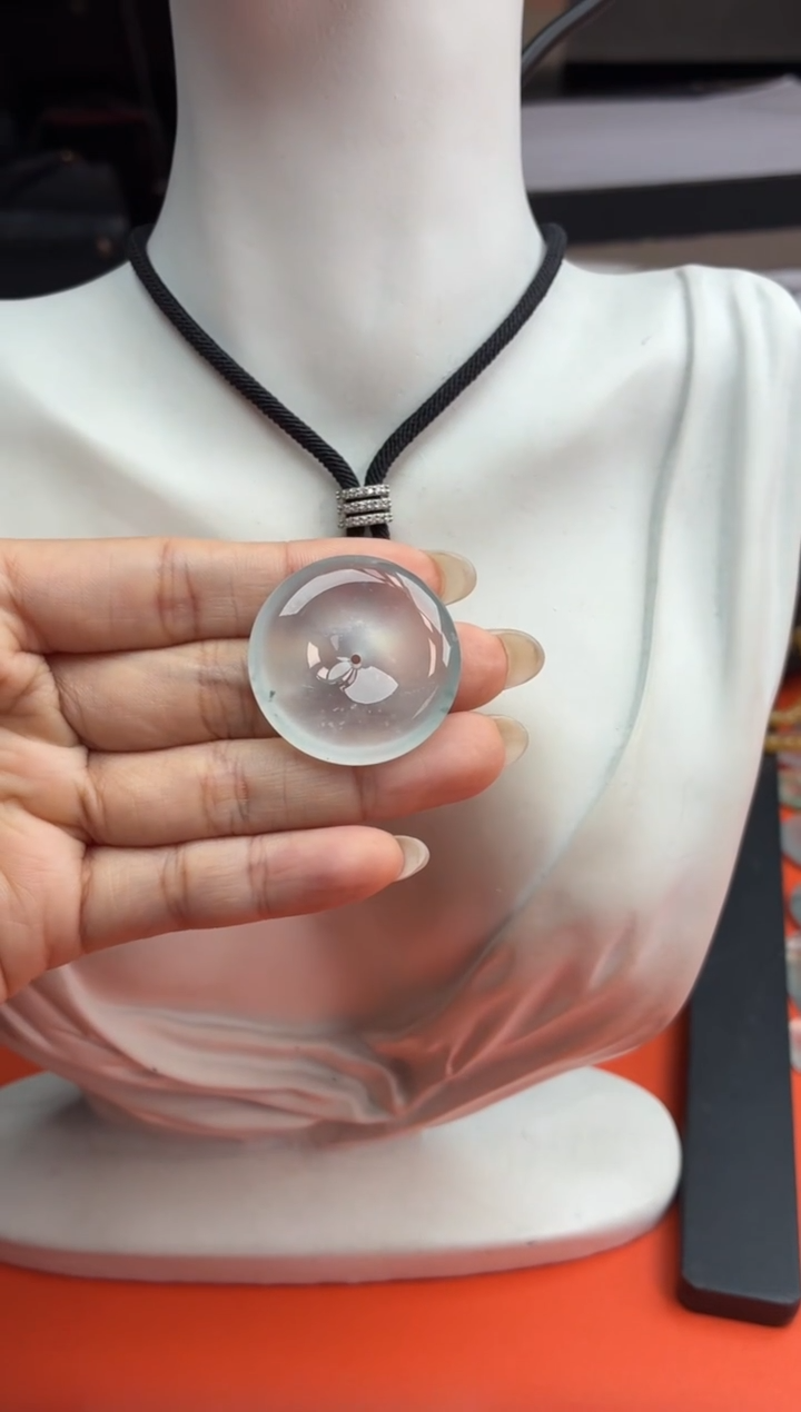 吊坠(不含链)未镶嵌翡翠52 平安扣 33.9 6.4