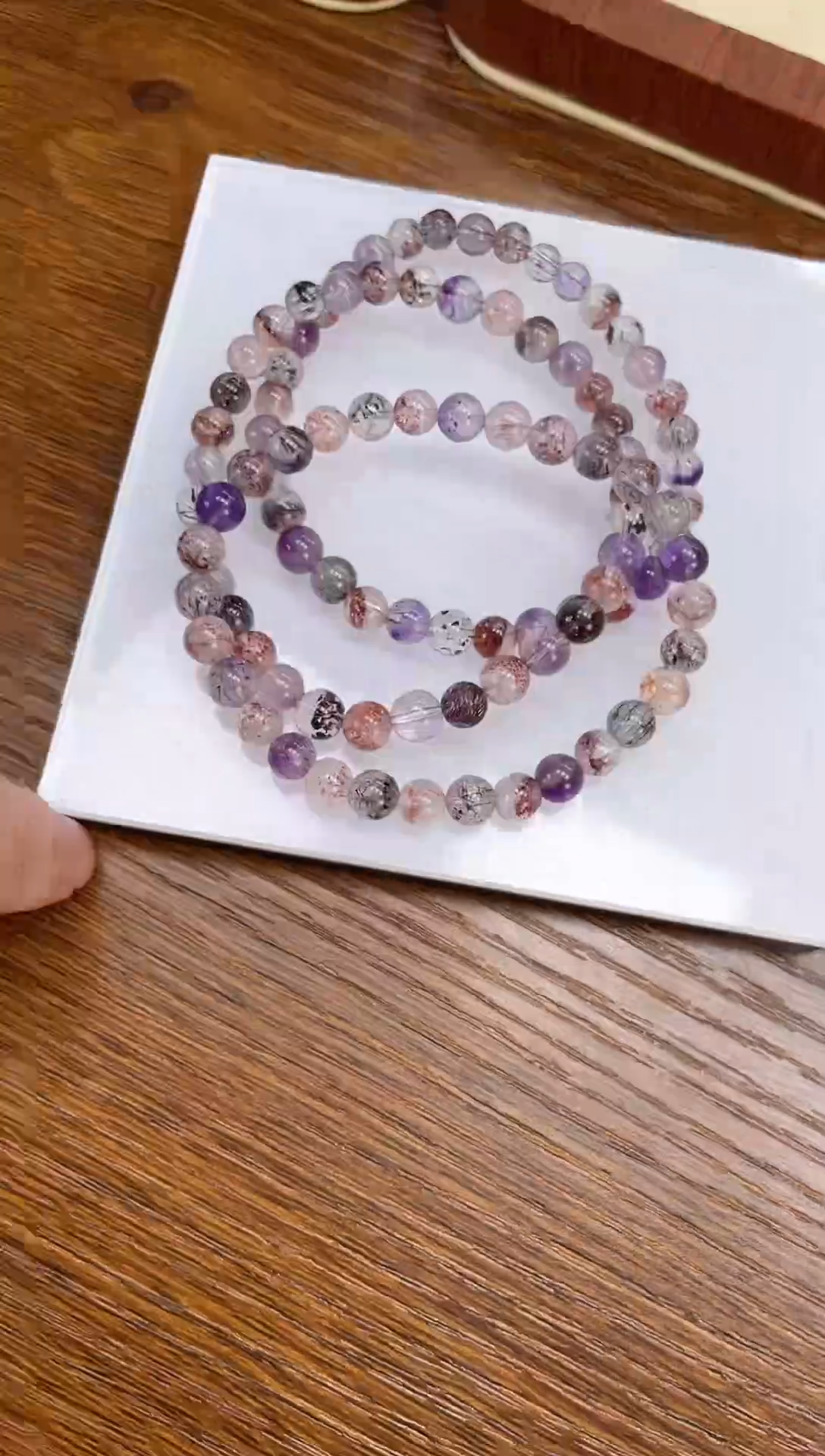 【闪购商品】水晶手链未镶嵌天然超七5mm多样性发一