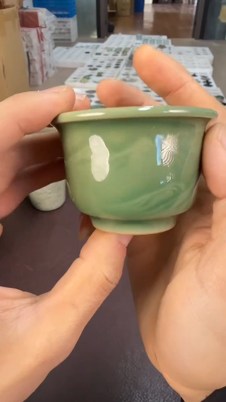 青瓷手工茶器包邮不带礼盒