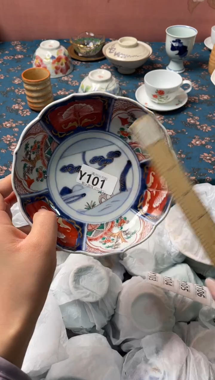 瓷片糖**兔瓷器瓷器Y101