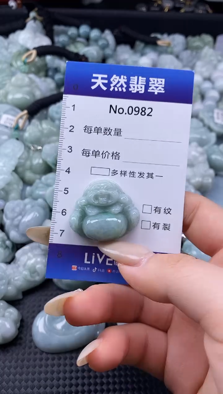 【闪购商品】翡翠颈饰未镶嵌缅甸A货翡翠0982