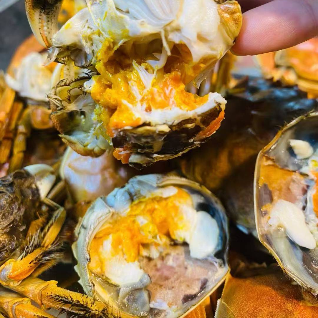 【活蟹】盘锦河蟹母蟹1.3-1.6两（12-15只2斤装）顺丰包邮 盘锦稻田蟹