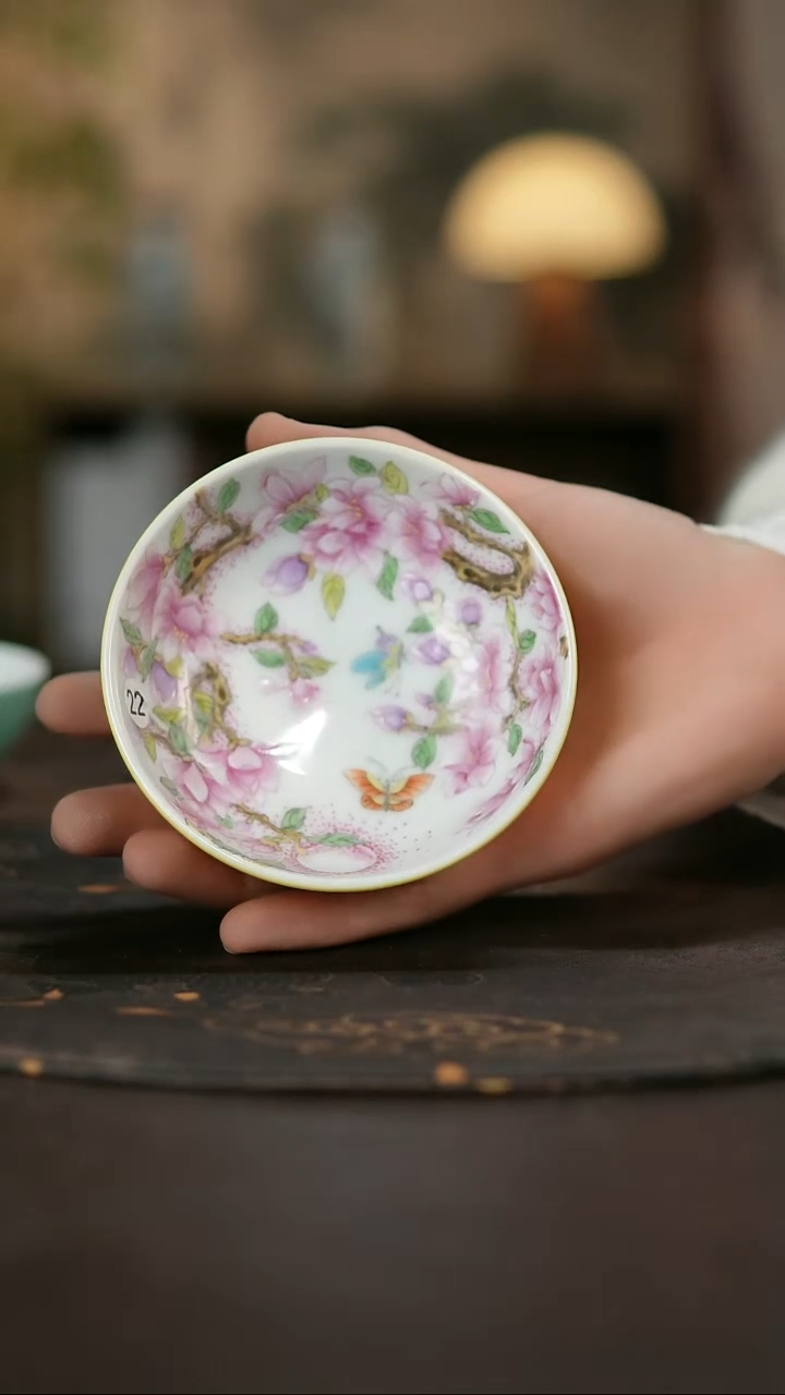 景德镇陶瓷杯碗柴烧多人