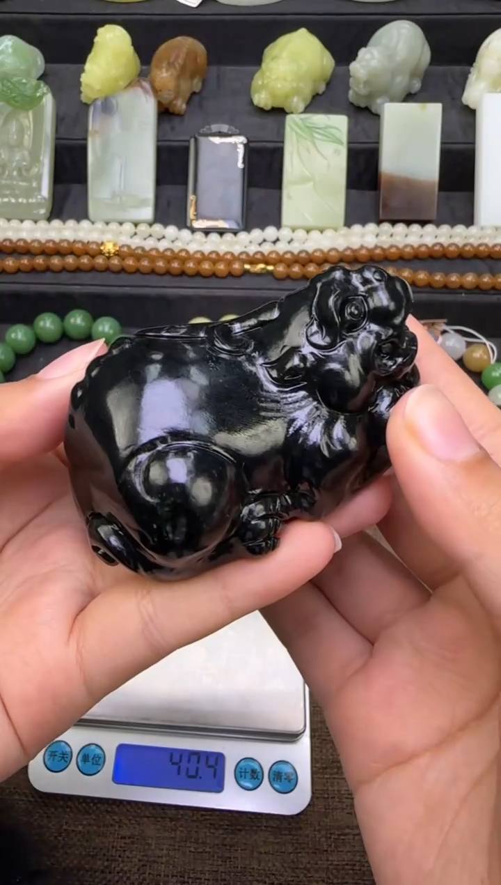 未镶嵌和田玉把件沐**光把件