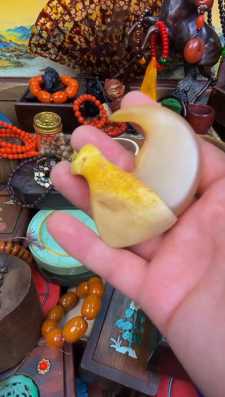 【闪购商品】琥珀颈饰未镶嵌王啊啊啊啊啊啊啊啊