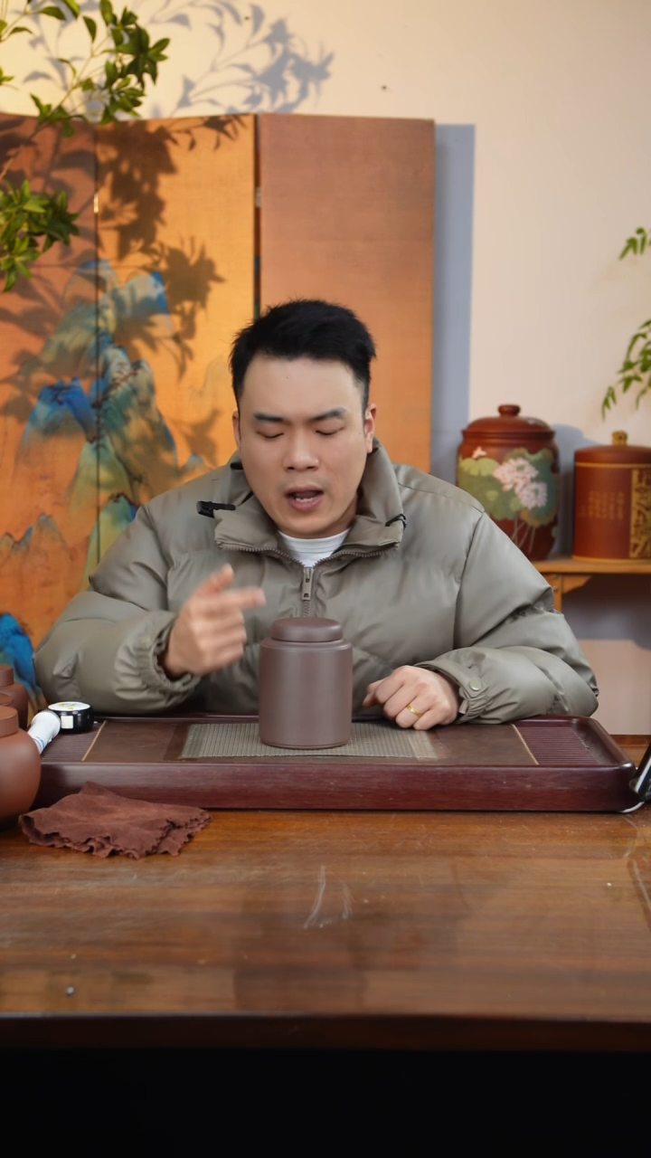 宜兴原矿紫砂茶叶罐