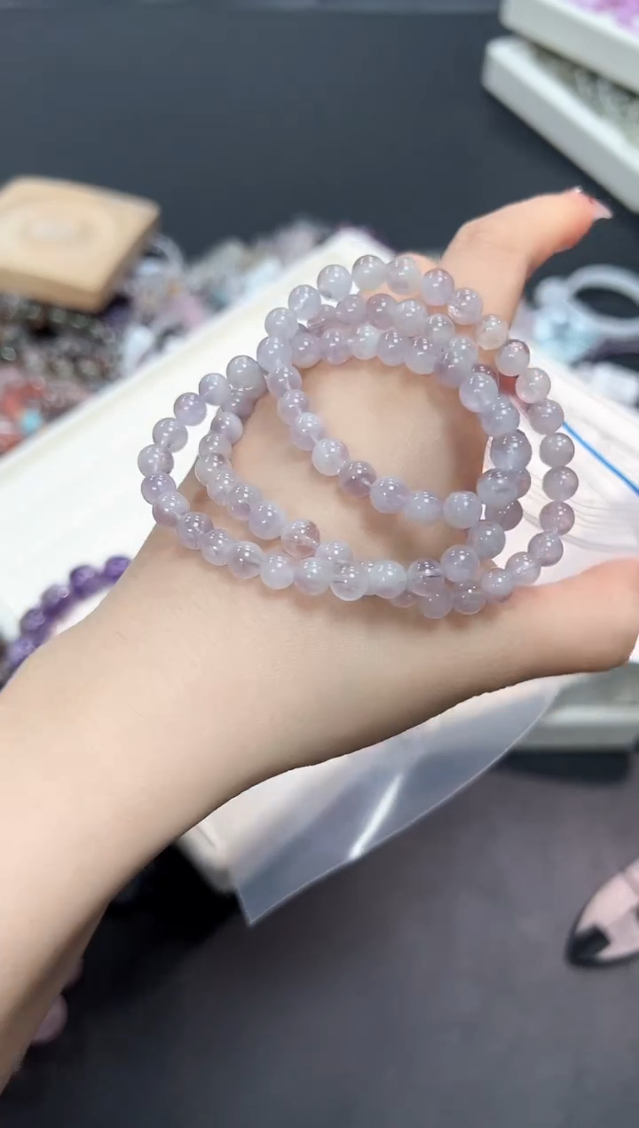 【闪购商品】水晶手串未镶嵌69A多样性发其一/1条默认微瑕