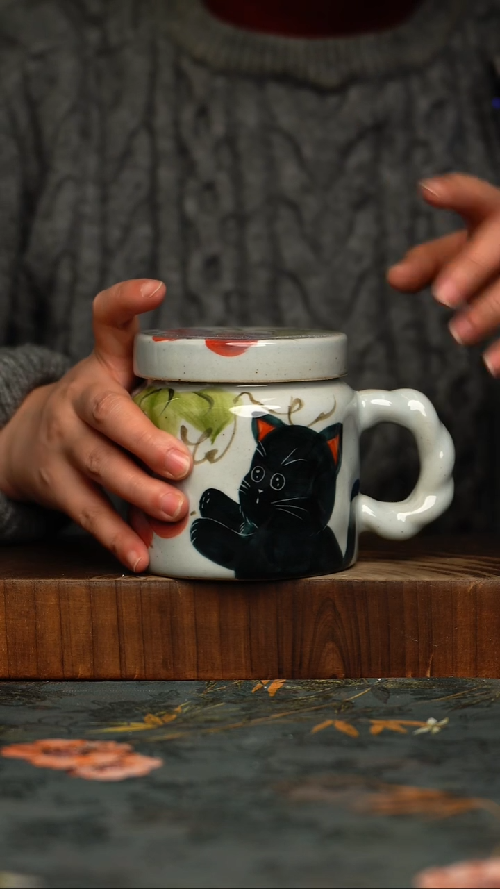 瓷片景德镇手工绘画同款