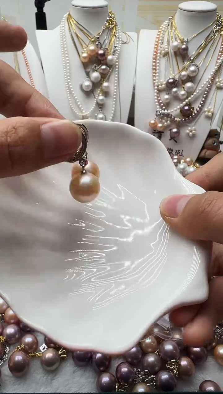 颈饰合金淡水珍珠034