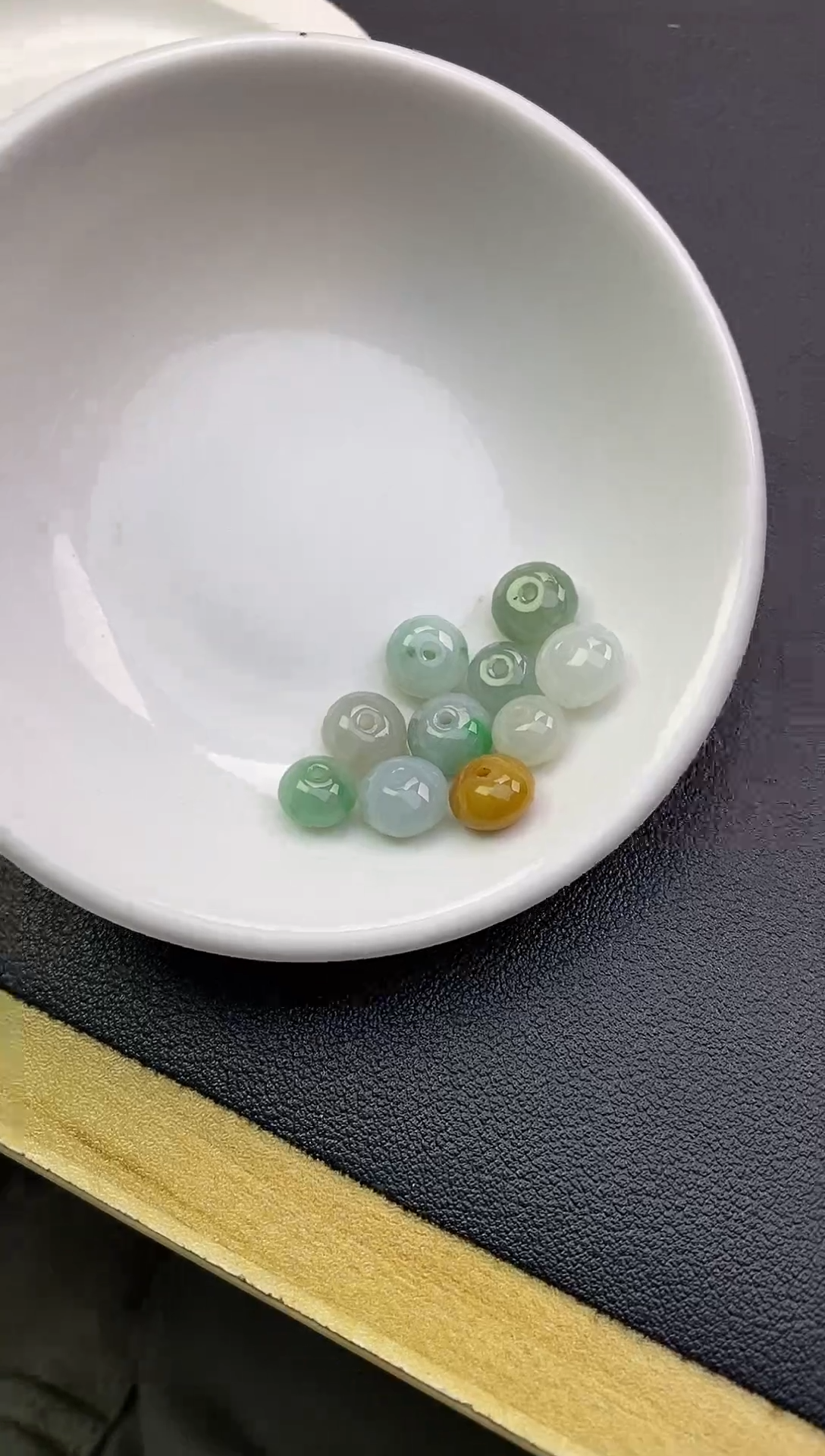 翡翠散珠未镶嵌10天然A货翡翠散珠卡